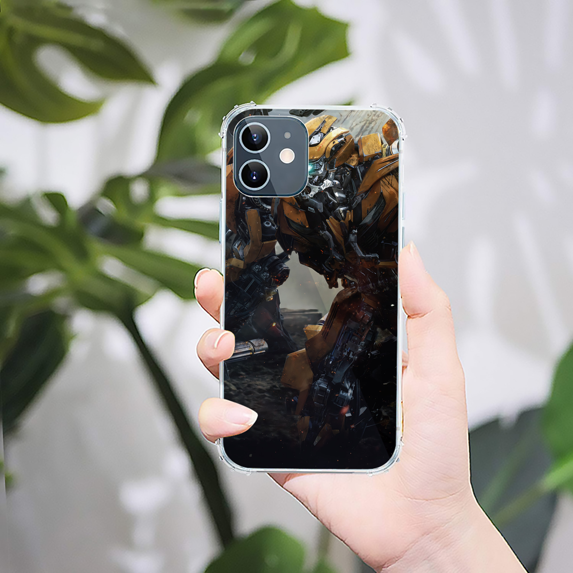 （画像用） Transformers トランスフォーマー 【iPhone 12シリーズ対応】透明スマホケース（クリアソフトケース）